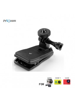 Proocam Pro-J200 Action Camera Clip Bag 360 degree rotatable Holder for Gopro and Mi yi camera ,SJ cam 